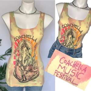 m u s i c :: Coachella Festival Tie Dye Concert Tank Top
